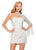 Ashley Lauren 4585 - Beaded Fringed Sleeve Cocktail Dress Special Occasion Dress