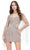 Ashley Lauren 4601 - Long Sleeve Sequin Embellished Cocktail Dress Cocktail Dresses