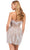 Ashley Lauren 4615 - Beaded Strapless Feather Cocktail Dress Cocktail Dresses