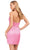 Ashley Lauren 4620 - Plunging V-Neck Beaded Cocktail Dress Cocktail Dresses