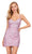 Ashley Lauren 4625 - Sequin V-Neck Cocktail Dress Special Occasion Dress