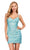 Ashley Lauren 4625 - Sequin V-Neck Cocktail Dress Special Occasion Dress