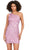 Ashley Lauren 4627 - Asymmetric Fitted Cocktail Dress Homecoming Dresses 4 / Fuchsia/Red