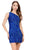 Ashley Lauren 4627 - Asymmetric Fitted Cocktail Dress Homecoming Dresses 4 / Fuchsia/Red