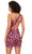 Ashley Lauren 4630 - One Sleeve Beaded Cocktail Dress Homecoming Dresses