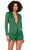 Ashley Lauren 4632 - Long Sleeve Romper Suit Party Dresses 0 / Emerald