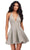 Ashley Lauren 4677 - Sleeveless Beaded Halter Cocktail Dress Cocktail Dresses