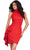 Ashley Lauren 4679 - High Neck Sleeveless Cocktail Dress Cocktail Dresses 0 / Red
