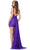 Ashley Lauren 4688 - Rhinestone Embellished V-Neck Cocktail Dress Cocktail Dresses