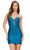 Ashley Lauren 4689 - Jersey Cocktail Dress Homecoming Dresses 00 / Peacock