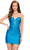 Ashley Lauren 4689 - Jersey Cocktail Dress Homecoming Dresses 00 / Turquoise