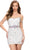 Ashley Lauren 4702 - Scoop Neck Rhinestone Embellished Cocktail Dress Homecoming Dresses