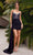 Ashley Lauren 4719 - Strapless Plunging V-Neck Cocktail Dress Homecoming Dresses 00 / Black