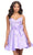 Ashley Lauren 4724 - Bow Detailed Sweetheart Cocktail Dress Special Occasion Dress 00 / Orchid