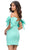 Ashley Lauren 4725 - Fitted Bow Detailed Shoulder Cocktail Dress Homecoming Dresses