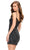 Ashley Lauren 4748 - Deep V-Neck Illusion Waist Cocktail Dress Homecoming Dresses