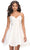 Ashley Lauren 4780 - Sweetheart Neckline A-Line Cocktail Dress Homecoming Dresses 00 / White