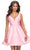 Ashley Lauren 4781 - Back Bow Sleeveless Cocktail Dress Homecoming Dresses 00 / Pink