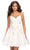 Ashley Lauren 4783 - Sweetheart Strapless Cocktail Dress Homecoming Dresses 0 / White