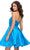 Ashley Lauren 4786 - One Shoulder Pleated Skirt Cocktail Dress Homecoming Dresses