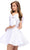 Ashley Lauren 4788 - Bow Accent Sweetheart Cocktail Dress Homecoming Dresses