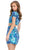 Ashley Lauren 4794 - Multi Colored Sequin Jewel Neck Cocktail Dress Special Occasion Dress