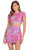 Ashley Lauren 4794 - Multi Colored Sequin Jewel Neck Cocktail Dress Special Occasion Dress