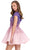 Ashley Lauren 4804 - Ombre Beaded A-Line Cocktail Dress Special Occasion Dress