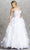 Trevi Collection Bridal - LH032 Corset Bod Ruffled Wedding Gown Wedding Dresses XXS / White