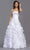 Trevi Collection Bridal - LH040 Strapless Ruffled A-Line Bridal Gown Wedding Dresses XXS / White