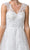 Trevi Collection Bridal - W2443 V Neck Classic Wedding Dress Wedding Dresses