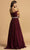 Trevi Collection - D302 Off-Shoulder Crystal Embellished A-Line Gown Prom Dresses