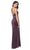 Trevi Collection - D418 Glittered Strappy Back Long Dress Evening Dresses