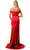 Aspeed Design D548 - Straight Off Shoulder Evening Gown Special Occasion Dress