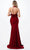 Trevi Collection D566 - Halter High Slit Evening Gown Special Occasion Dress