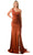 Aspeed Design D567 - Draped One Shoulder Evening Gown Evening Dresses