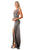 Aspeed Design D609 - Cowl Neck Metallic Glitter Evening Gown Special Occasion Dress