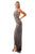 Aspeed Design D609 - Cowl Neck Metallic Glitter Evening Gown Special Occasion Dress