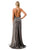 Aspeed Design D609 - Cowl Neck Metallic Glitter Evening Gown Special Occasion Dress