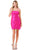 Aspeed Design D715 - Square Neck Ruched Cocktail Dress Special Occasion Dress