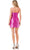 Aspeed Design D715 - Square Neck Ruched Cocktail Dress Special Occasion Dress