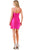 Aspeed Design D715 - Square Neck Ruched Cocktail Dress Special Occasion Dress