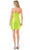 Aspeed Design D715 - Square Neck Ruched Cocktail Dress Special Occasion Dress