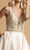 Trevi Collection - L2183 Beaded V-Neck Satin A-Line Dress Prom Dresses