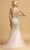 Aspeed Design - L2205 Plunging V-Neck Sleeveless Prom Dress Evening Dresses XS / Nude