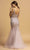 Aspeed Design - L2205 Plunging V-Neck Sleeveless Prom Dress Evening Dresses XS / Nude