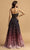 Trevi Collection - L2224 Beaded V-Neck A-Line Evening Dress Evening Dresses