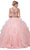 Trevi Collection - L2281 Illusion Jewel Two Piece Ball Gown Ball Gowns