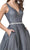 Trevi Collection - L2303 V Back Plunging V-Neck A-Line Dress Prom Dresses