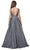 Trevi Collection - L2303 V Back Plunging V-Neck A-Line Dress Prom Dresses